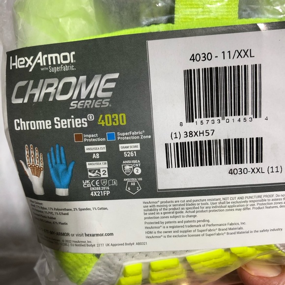 HexArmor brand new in package XXL puncture resistant work gloves. - Picture 2 of 5